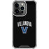 Villanova University V Black iPhone 14 Pro Clear Case